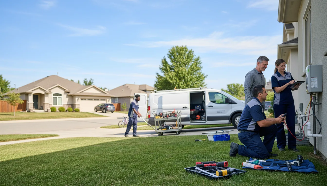 Tankless water heater service in Gary, SD